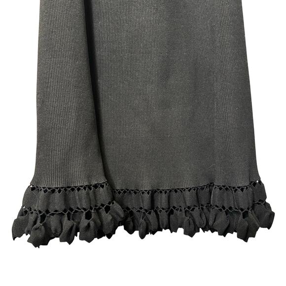 NWT Ulla Johnson Black Sleeveless Crossover Keyhole Fiora Maxi Dress Women Small - Picture 9 of 9